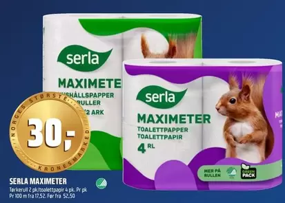 No - MAXIMETE TOALETTPAPIR