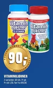 VITAMINBJØRNER D-VITAMIN
