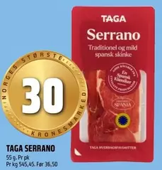 Serrano Tradisjonell og mild spansk skinke