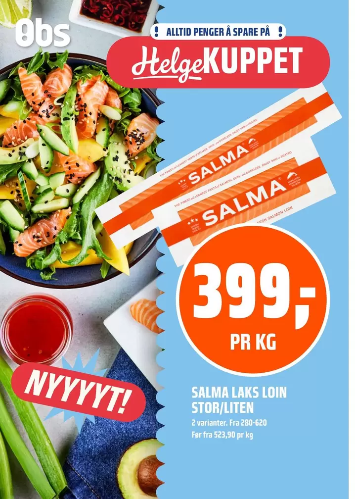 Skin - SALMA LAKS LOIN STOR/LITEN