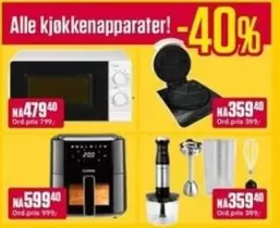 Alle kjøkkenapparater!