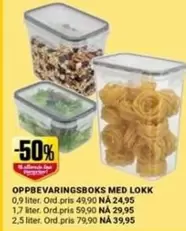 OPPBEVARINGSBOKS MED LOKK