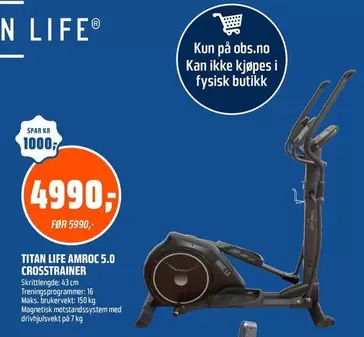 Titan - TITAN LIFE AMROC 5.0 CROSSTRAINER