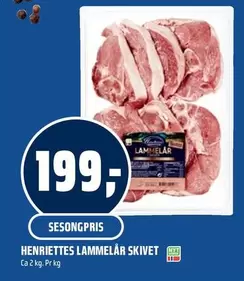 Henriettes Lammelår Skivet
