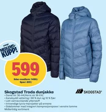 Skogstad Troda dunjakke