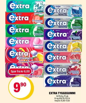 Extra - EXTRA TYGGEGUMMI
