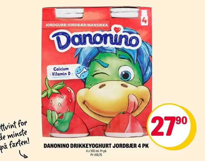 DRINKEYOGHURT JORDBÆR 4 PK