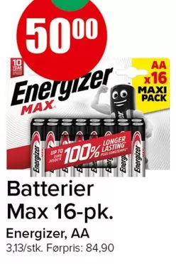 Max - Batterier  16-pk.