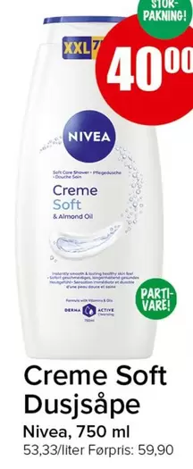 Skin - Creme Soft Dusjsåpe