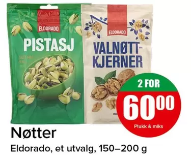 PISTASJ, VALNØTTKJERNER
