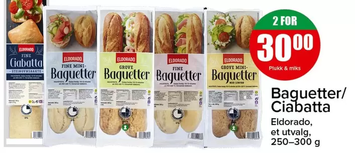Baguetter/Ciabatta