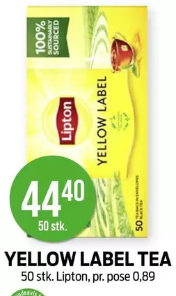 YELLOW LABEL TEA