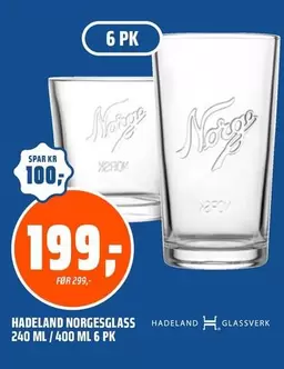 Norgesglass 240 ML / 400 ML