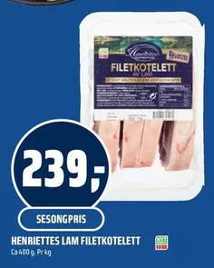 LAM FILETKOTELETT AV LAM