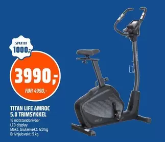 Titan - TITAN LIFE AMROC 5.0 TRIMSYKKEL