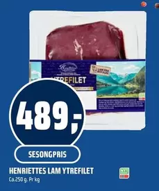 HENRIETTES LAM YTREFILET