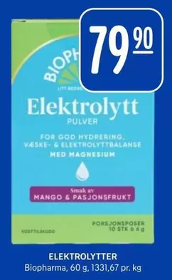 Magnesium - Elektrolytt Pulver
