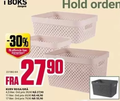 KURV ROSA/GRÅ