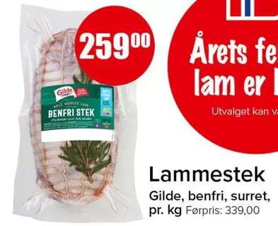 Lammestek