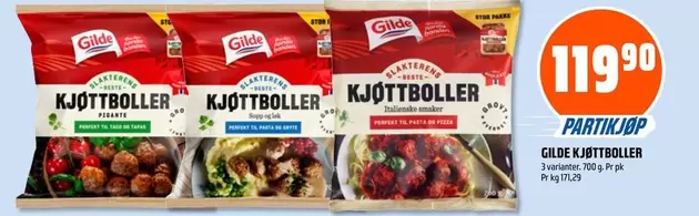 Taco - KJØTTBOLLER