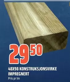 48X98 KONSTRUKSJONSVIRKE IMPREGNERT