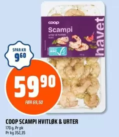 Scampi Hvitløk & Urter