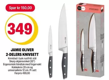 Jamie Oliver - 2-DELERS KNIVSETT