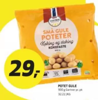 SMÅ GULE POTETER