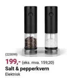 Salt & pepperkværn Elektrisk