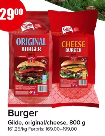 Original Burger, Cheese Burger