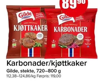 Karbonader/kjøttkaker