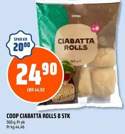 CIABATTA ROLLS