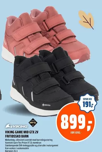 Viking - GAME MID GTX 2V FRITIDSSKO BARN