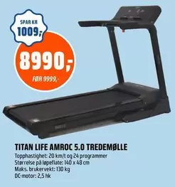 Titan - AMROC 5.0 TREDEMØLLE