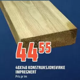 48X148 KONSTRUKSJONSVIRKE IMPREGNERT