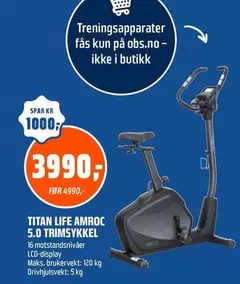 Titan - TITAN LIFE AMROC 5.0 TRIMSØYKKEL