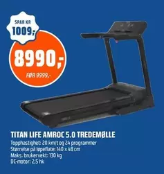 Titan - TITAN LIFE AMROC 5.0 TREDEMØLLE
