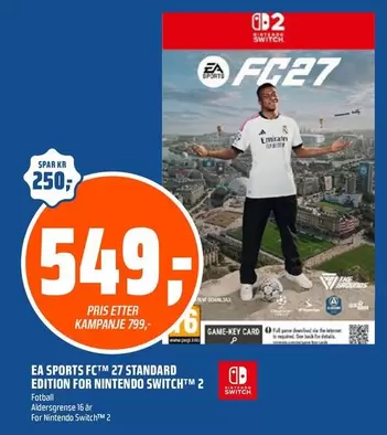 Nintendo - EA SPORTS FC™ 27 STANDARD EDITION FOR NINTENDO SWITCH™