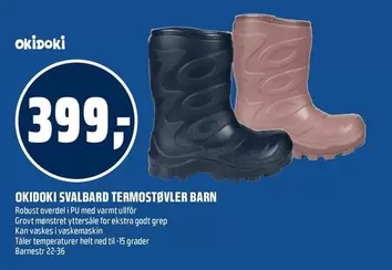 Barn - OKIDOKI SVALBARD TERMOSTØVLER BARN