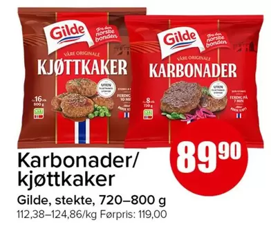 Karbonader/ kjøttkaker