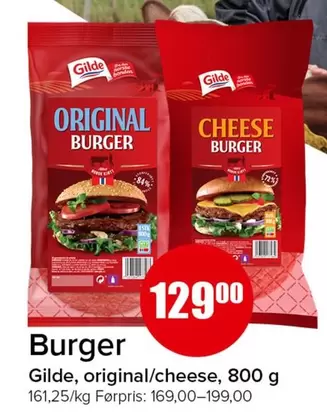 Original Burger / Cheese Burger