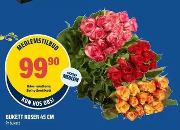 Roser - BUKETT ROSER 45 CM