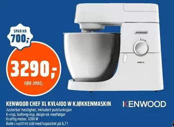 Over - CHEF XL KVL4100 W K JØKKENMASKIN