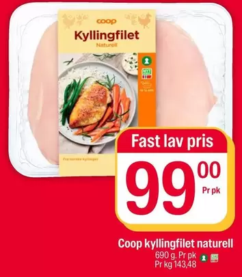 Fast - Kyllingfilet Naturell