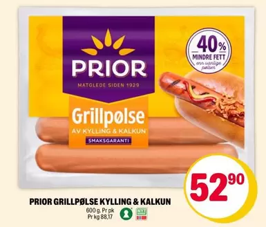 Grillpølse Kylling & Kalkun