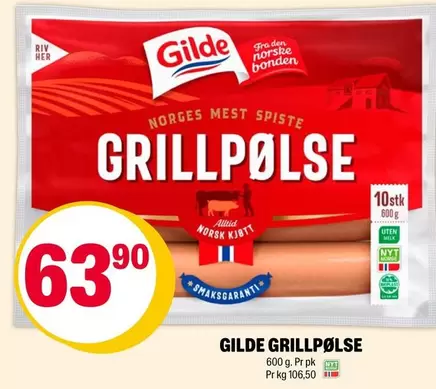 Norsk - GRILLPØLSE