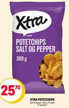 POTETCHIPS SALT OG PEPPER