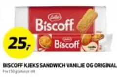 Lotus - BISCOFF KJEKS SANDWICH VANILJE OG ORIGINAL