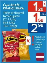 No - Čipsi ĀDAŽU DRAUGU PAKA