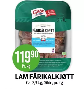 Over - LAM FÅRIKÅLKJØTT